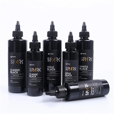 4oz ارگانیک 3 سری کلاسیک سیاه چاله سیاه Vanta Black Tattoo Ink