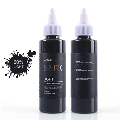 4oz 120ml ارگانیک طولانی - ماندگار جوهر خال کوبی سفید