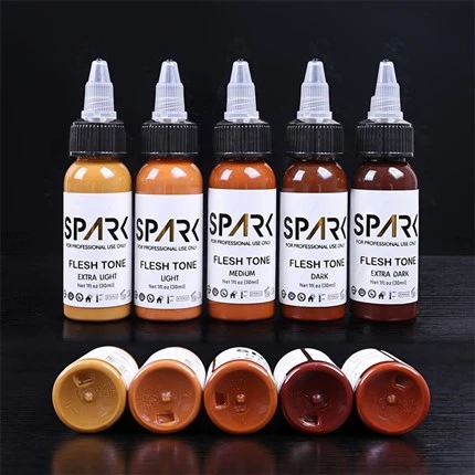 ست جوهر تاتو جوهر تاتو سری جوهر سری جوهر تاتو جوهر خالکوبی وانتا بلک 8OZ 4OZ Super Black Ink Series Spark Tattoo Ink Ink Series Professional
