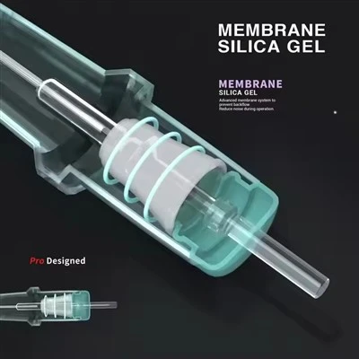 SPARK BRAND جدید MEMBRANE پوسته شفاف 0.35 میلی متر /12 سوزن کارتریج خال کوبی برای تهیه فروشگاه خال کوبی