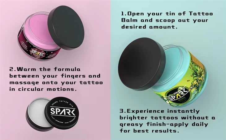 SPARK COMFOORY & SAFE MULTIVITAMIN SAFE TATTOO AGOND AFTERCARE POTEMENT برای آرایش دائمی