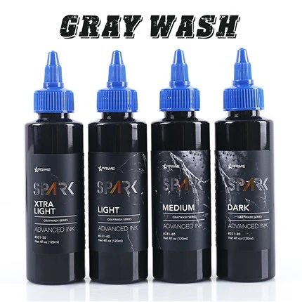 جوهر تاتو Spark Graywash - 4 ست بطری Oz