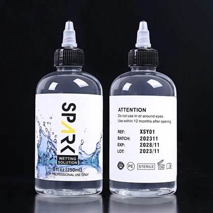 بدون ظلم 240ML 8OZ Spark Tattoo Wetting Solution Spark Tattoo Mixing Spark Tattoo Ink